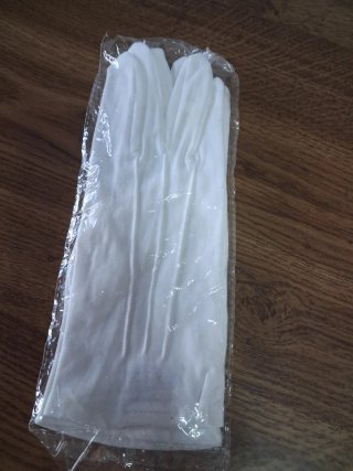 Guantes de Gala Blancos Comando