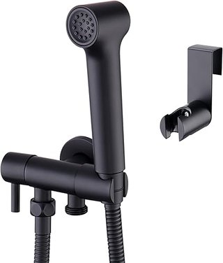Faustina Bidé Ducha de Mano Conjunto de higiene personal para WC cuarto de baño, Grifo de Fijación c