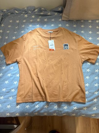 Camiseta Zara Naranja Talla XL