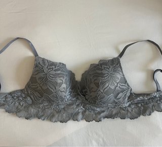 Bralette de encaje azul Oysho