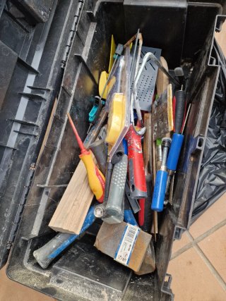 Caja de herramientas para parquet