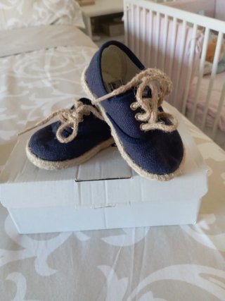 Zapatos de Lona Azul para Niño n° 21