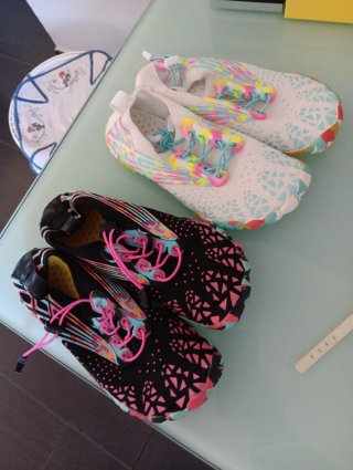 Lote de 2 pares de zapatillas de agua barefo