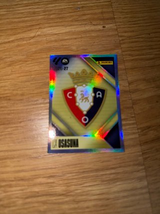 Cromo Escudo Osasuna Panini 26/27