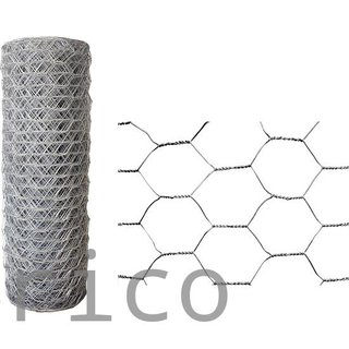Malla Hexagonal Acero Galvanizado 13mm 50cm 50m
