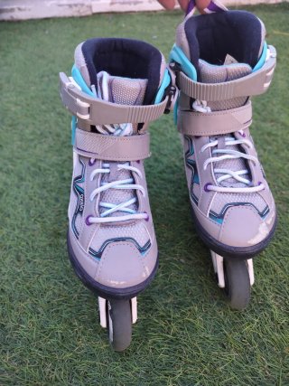 Patines en línea Oxelo Fit 3 + protecciones