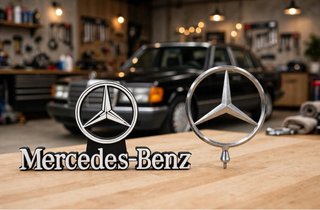 Logo 3D y Emblema Mercedes-Benz