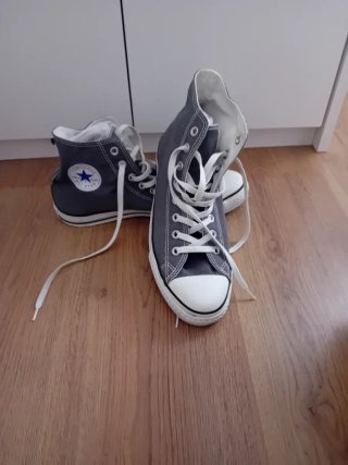 Zapatillas Converse Altas Gris