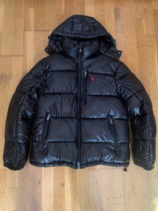 Abrigo de Plumas Ralph Lauren Negro