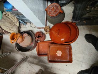 Set de Cazuelas y Recipientes de Barro