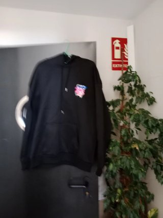 Sudadera con capucha Manfinity negra Talla M