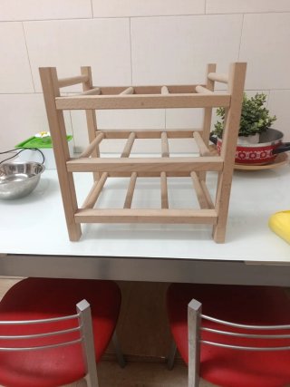 Botellero de madera