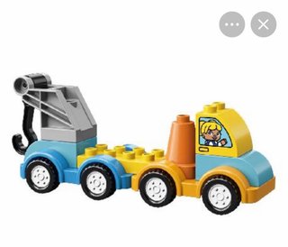 Set LEGO Duplo con grúa y vehículos