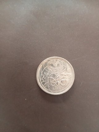 Moneta 100 Lire Commemorativa FAO 1945-1995