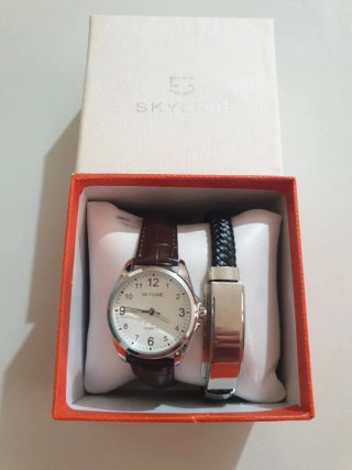 Set Reloj y Pulsera Hombre Skyline