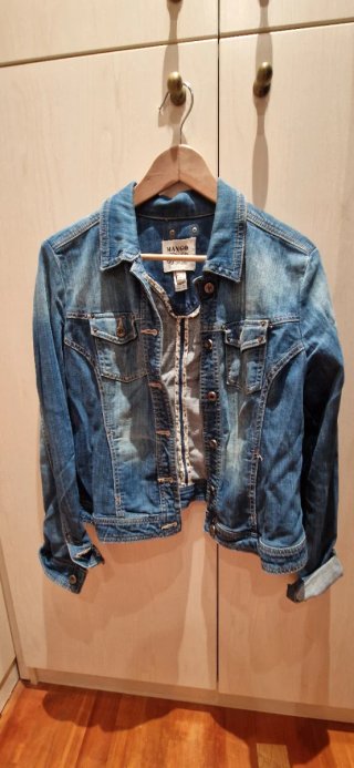 Cazadora vaquera Mango azul