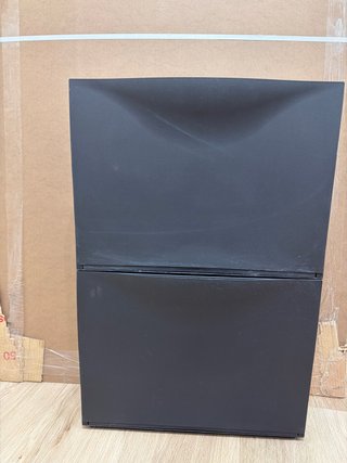 Zapatero Negro de Módulos Apilables