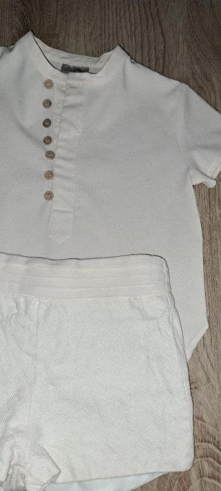 Conjunto de Traje para Niño Blanco