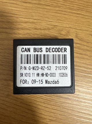 CAN Bus Decoder Raise G-MZD-RZ-52 Mazda 6