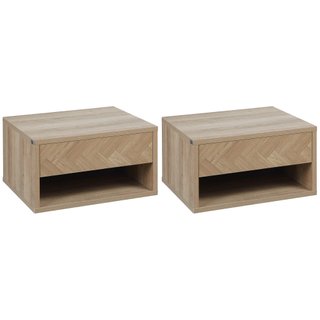 Set de 2 Mesitas de Noche Colgantes