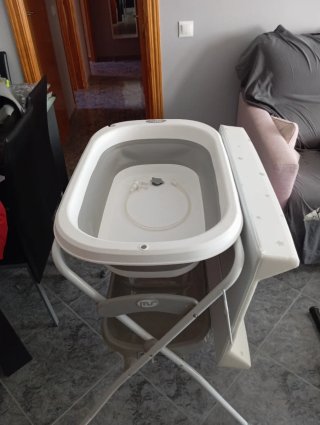 Bañera Plegable con cambiador