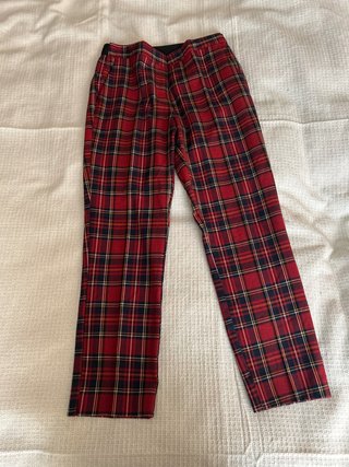 Pantalón de cuadros Zara