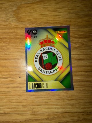 Cromo Escudo Racing Santander Panini 26/27