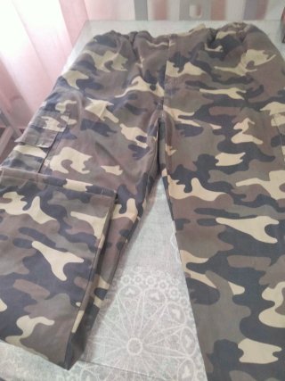 Pantalón Camuflaje con Forro Polar XXL