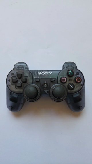 Mando PS3 Dualshock 3 Sixaxis Gris Transparente