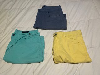 Lote de 3 pantalones cortos bermudas