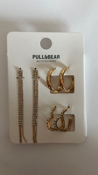 Set de 3 Pares de Pendientes Pull&Bear