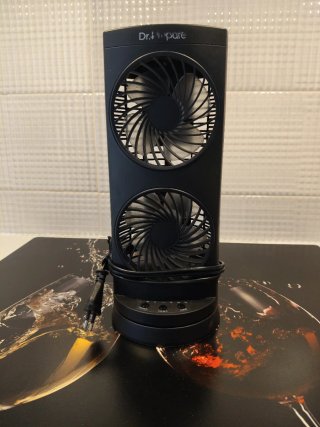 Ventilador de Sobremesa Dr. Prepare Negro