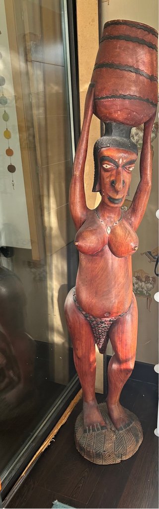 Figura de Madera Africana 145 cm