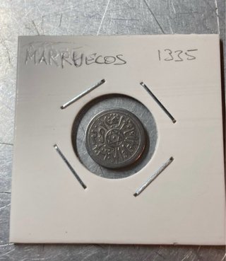 Moneda Marruecos 1335 plata