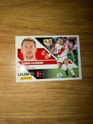 Cromo Florian Lejeune (Rayo). Panini 26/27
