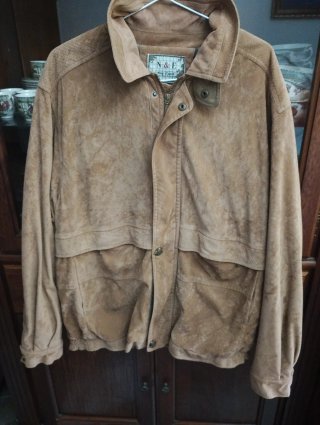 Chaquetón N&E imitación ante beige