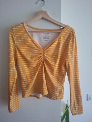 Camiseta Arizona Amarilla Rayas Talla L