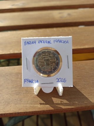 Moneda 2 Euros Marina Nacional Francesa 2026
