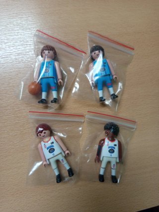Set di 4 Giocatori di Basket Playmobil