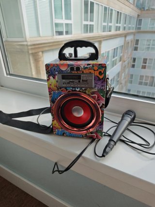 Altavoz Karaoke Music Life con Micrófono