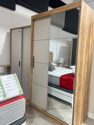 ARMARIO DE 2 PUERTAS CORREDERAS + ESPEJO NUEVO