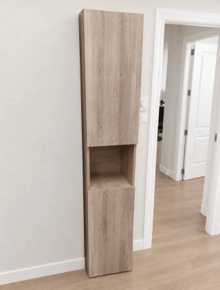Columna de baño de madera