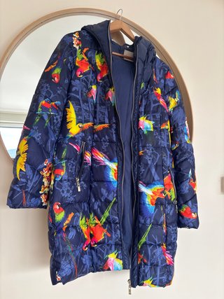 Abrigo Plumífero Estampado