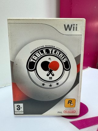 Videojuego Wii Table Tennis