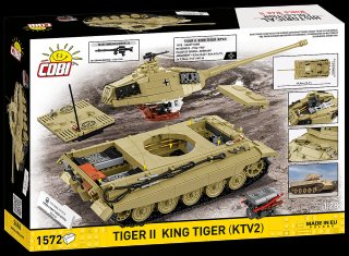 Tanque Tiger II King Tiger (KTV2) COBI 1572 piezas