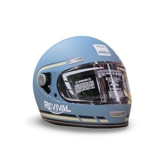 Casco integral NZI Revival Profilo SkyBlue&Matt