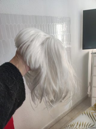 Peluca de Fantasía Blanca