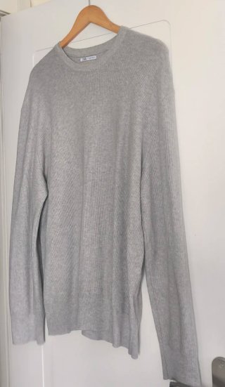 Jersey Gris Fino Zara