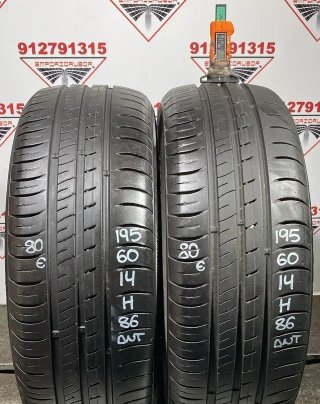 -195 60 14 H KUMHO RUEDA AL 90% VIDA UTIL