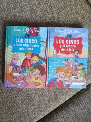 2 libros de los Cinco